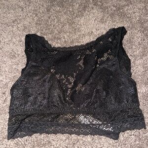 Victoria’s Secret black lace bralette